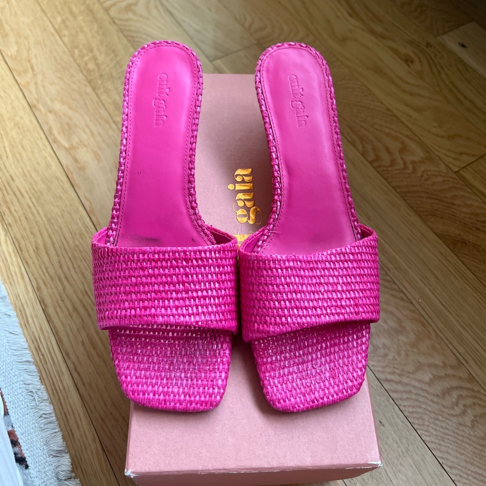 cult gaia cora sandal in ( qajar rose )